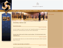 Tablet Screenshot of kendo-chambery.com